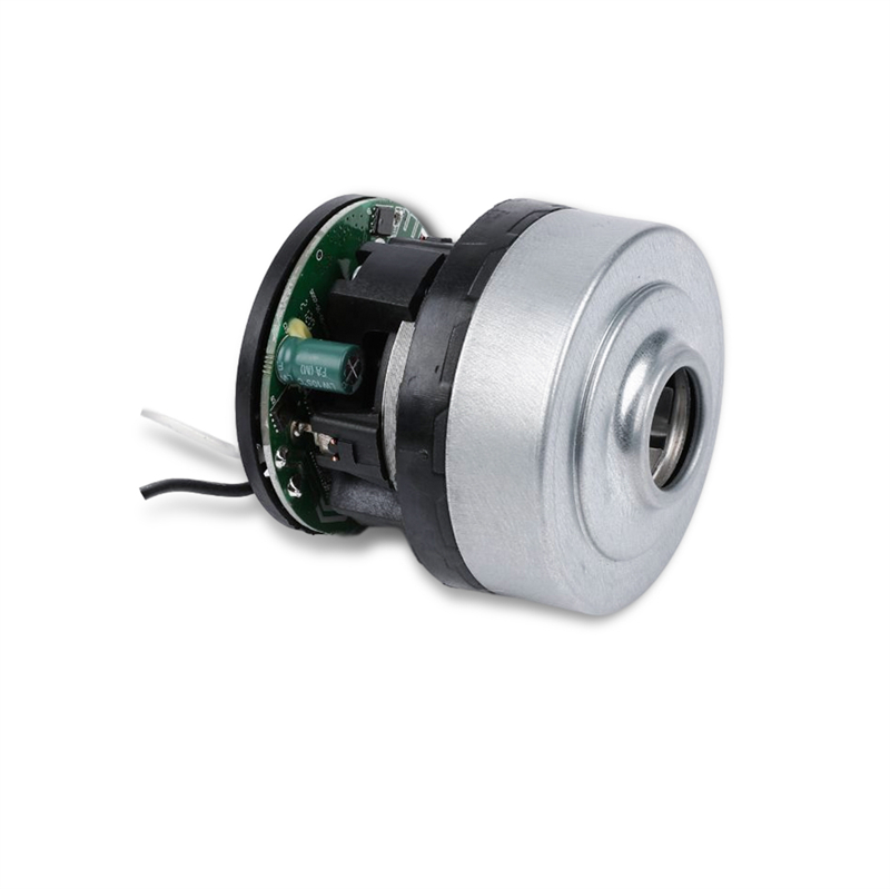 How is the low noise of BLDC vacuum motor achieved